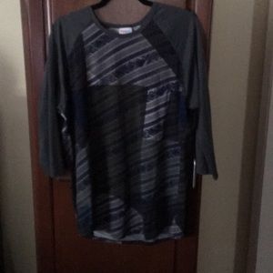 Multi grey Randy top